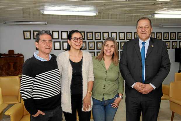 Alvaro Salazar Marin, Mónica González, Claudia Upegui y José Nicolás Castaño.