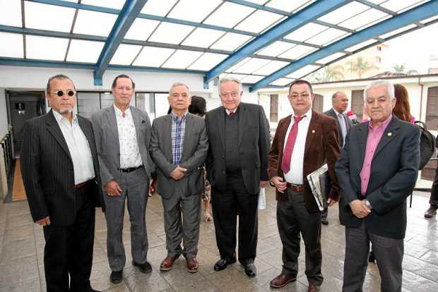 Fotos/Argemiro Idárraga/LA PATRIA     Julián Chica, Germán Ocampo, Octavio Hernández, Rodrigo Llano Isaza, Ángel María Ocampo y 