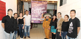 En el restaurante El Faro, centro social, cultural y artístico de Manizales, se reunieron músicos, trovadores y bailarines de la