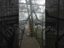 Montaje del Alumbrado en el Parque Antonio Nariño (El Cable)