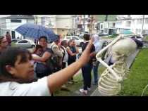 Protesta de usuarios de Cosmitet en Manizales