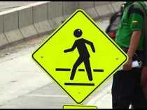 Paso peatonal en la Avenida Marcelino Palacio