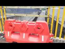 Peligro en la vía Panamericana sentido La Enea - Estación Uribe