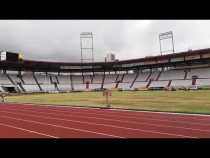 Pista de atletismo del Estadio Palogrande