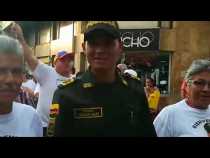 Chinchiná recibió al policía liberado por el Eln Yemilson Gómez