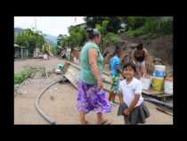 Familias afectadas por problemas con agua potable en la vereda Tapias