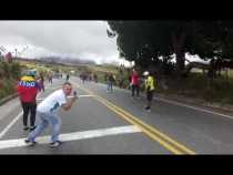Migue Ángel Reyes, ganador de la etapa reina de la Vuelta a Colombia