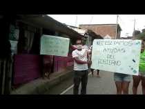 En Chinchiná protestan por falta de alimentos