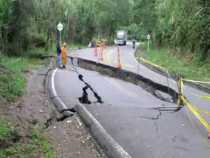 Se hundió tramo de la Troncal de Occidente