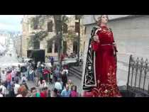 Procesión del resucitado en la Catedral de Manizales