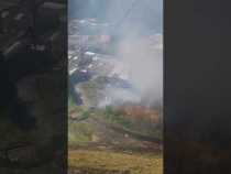 Quema provocó el incendio la capa vegetal detrás de la iglesia de Fátima