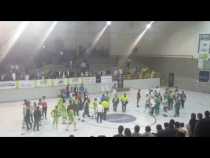 Con gresca acabó juego Real Caldas - Caciques