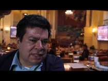 Argemiro Piñeros, editor político Colprensa, en la Cámara de Representantes