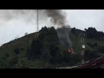 Se presenta incendio en el cerro De la Cruz, en Pensilvania