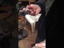 Así realizaba sus esculturas el artista Rubén Estrada Álvarez