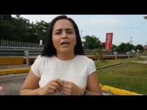 Victoria Cardona, líder protesta Ruta del Sol, sector 2