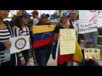 Venezolanos que viven en Manizales muestran apoyo a opositores de Maudro