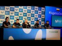 Rueda de prensa del Movistar Team en Tour Colombia 2.1