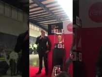 La Copa Mundial de la FIFA llegó a Colombia acompañada de David Trezeguet.