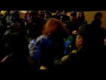 Roces entre estudiantes y Policía durante manifestación