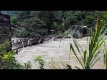 Colapso puente del Pintado, ubicado cerca al túnel de Irra