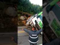 Un bus que salió anoche de Pensilvania (Caldas) se volcó en la Sabana de Bogotá