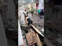 Aguacero inundó viviendas en Villamaría