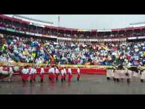 Minuto de silencio en la Plaza de Toros en homenaje a Andrés de los Ríos