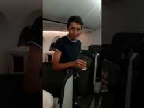 Brindis por Egan Bernal en vuelo a Colombia