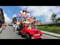Desfile de las fiestas de la Horticultura en Villamaría