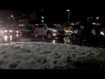 Así se vivió la granizada en Bogotá