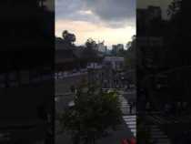 Enfrentamientos entre hinchas del Once Caldas y Atlético Nacional en la Avenida Santander