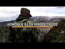 Homenaje a héroes caídos en base militar del cerro Gualí