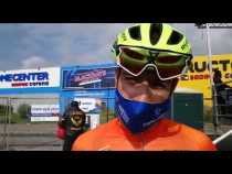 Bernardo Suaza, del Supergiros, ganador de la primera etapa de la Vuelta a Colombia