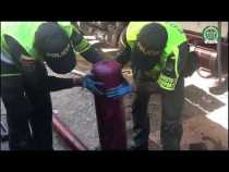 La droga la encaletó en el cardán del camión