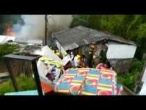 Incendió en el barrio Estrada