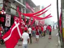 Hinchas del América en Anserma