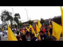 Marcha primero de mayo en Manizales