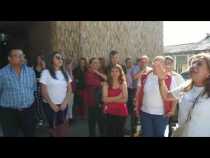 Funcionarios de la Secretaría de Educación exigen pagos del mes de junio