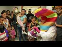 El hombre Bombón cambió dulces por protección