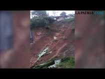 Cuatro casas evacuadas en Riosucio tras deslizamiento