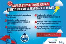 En temporada de lluvias, prohibido bajar la guardia