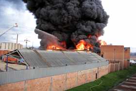 Incendio en Bogotá