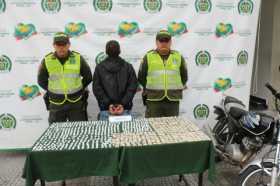 Tenía cerca de 1000 dosis, por valor de $3 millones de pesos. La captura fue ayer en el parque de Liborio.