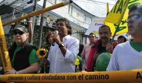 Luis Fernando Acebedo, candidato a la Alcaldía de Manizales por el Partido Verde. 