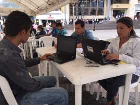 Hoy en la capital de Caldas se realiza la jornada Yo te inscribo, en la Plaza de Bolívar. 