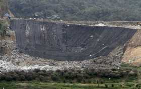 El deslizamiento en el Relleno Sanitario La Esmeralda ocurrió el pasado miércoles en la tarde. 