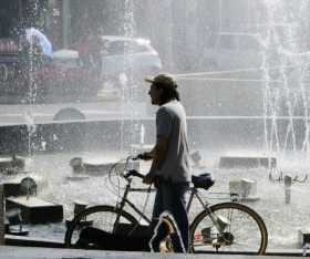 Ese viernes se registraron temperaturas máximas que oscilaron entre los 25° C y 30° C.