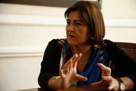 María Lorena Gutiérrez Botero, ministra de la Presidencia. 