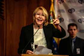 Luisa Ortega Díaz, la fiscal destituida. 